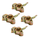 Anchor Track L Track Threaded Double Stud Fitting w/Swivel Plate BS 4000 lbs 4PK